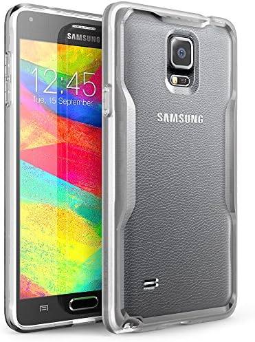 Samsung Galaxy Note 4 Case, SUPCASE Unicorn Beetle Series Premium Hybrid Protective Bumper Case for Galaxy Note 4 (2014 Release), Frost Clear