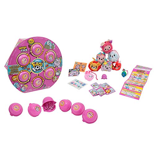 Pikmi Pops  Serie 2 Mega Pack 6 Peluches Perfumados Coleccionables y Sorpresas (Giochi Preziosi PKM11010)