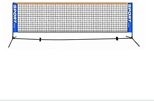 CUNLUNA ANSKT - Red de tenis portátil de 3 a 6 metros, red de tenis estándar para entrenamiento de partidos, sin marco, red de deportes de raqueta, bádminton-6,1 m