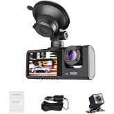 Mibee 1080P DVR Ara&ccedil; İ&ccedil;i Kamera &Ouml;n & İ&ccedil; & Arka Kamera S&uuml;r&uuml;ş Kaydedici 2 İn&ccedil; Ekran Dashcam Desteği Gece G&ouml;r&uuml;ş D&ouml;ng&uuml; Kayıt Tek 