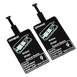 Dieser kabellose Qi-Ladeempfänger ist für Samsung Galaxy S2/S3/S4/S5/Note 2/3/4, HTC, Nokia, Blackberry, Pentax, Huawei, VIVO, OPPO und andere Micro-USB Android Smartphones (Wide Interface Bottom).