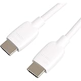 Amazon Basics 48Gbps Ultra High-Speed 8K HDMI Cable, White - 182.8 cm