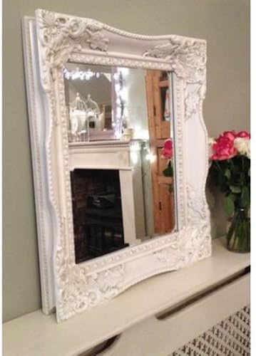 Ivory Tuscany French Style Mirror (26 x 22")
