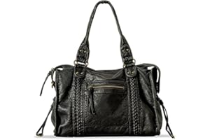 HiTotes Leather Tote Bags for Women Hobo Bag Y2K Purse Ladies Leather Handbag City Bags with Adjustable Strap