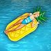 Produktbild Aufblasbare Ananas-förmige schwimmende Matte, PurpleSalt®, Schwimmen Ring, Riesen Blow up Sonnenliege lilo Schwimmbad Strand Luftbett Schwimmer, aufgeblasen Größe 185x80cm