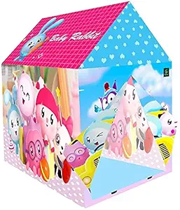OXOUR Doll House Jumbo Size Extremely Light Weight , Water and Fire Proof Kids Play Tent House for 10 Year Old Girls and Boys (Doll House Tent) (Baby Rabbit)