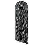 Atmungsaktiver Kleidersack – schwarz-weiß gepunktet – 152 cm – Hangerworld - 2