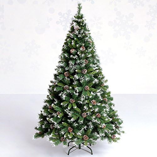 Luxury christmas tree set decorated pine artificial high-Density with snow automatic high-End with height 71Inch(180Cm)-C