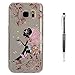 Produktbild Galaxy S7 HandyHülle,Grandoin Süßes Muster Transparent Ultra Dünn Weiche TPU Silikon Schutz Handy Hülle Handytasche HandyHülle Etui Schale Schutzhülle Case Cover für Samsung Galaxy S7 - Schmetterling