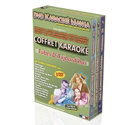 Coffret 3 DVD Karaoké Mania "Tubes D'Aujourd'hui 2018 & 2019"