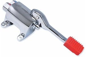 GOLDMAN SERVICE | Rubinetto a Pedale Semplice Miscelatore Regolabile in Piedi due acque fredde - caldo | Usi Lavelli cucine Industriali Alberghiere e Sanitarie