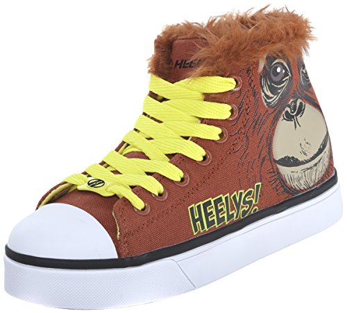 Heelys Zoo Crew Skate Shoe (Little Kid/Big Kid), Orangutan, 3 M US Little Kid