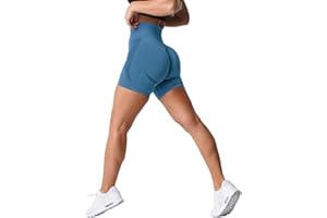 BOVLDEMT Contour Seamless Workout Shorts for Women High Waist Gym Biker Shorts Tummy Control Booty Yoga Shorts