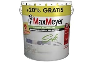 Max Meyer Pittura Bianca Morbida per Interni 10 Litri + 2 Gratis PRONTA ALL'USO