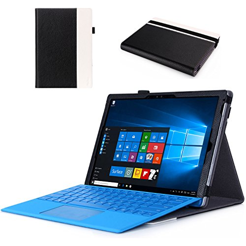 ProCase Schutzhülle Microsoft Surface Pro 4 Hülle für (12.3 „) Tablet Laptop, Kompatibel mit Surface Pro 4 Typ Tastatur Mehr Blickwinkeln (Schwarz) - 7