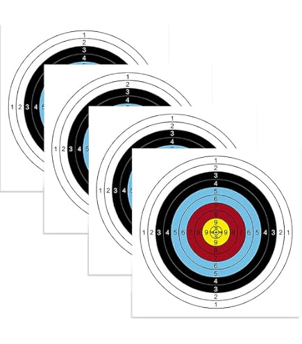 THREE ARCHERS 30 Blatt Zeilscheiben Auflagen Bogenschießen THREE ARCHERS 30 Blatt Zeilscheiben Auflagen Bogenschießen