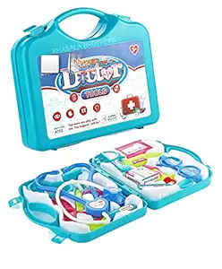 Khasala Brothers Doctor Play Set with Foldable Suitcase Set Toy Game Kit, Medical Accessories Toy Set for Kids ( Multicolor )