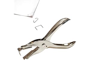 WORLD TRADE Levapunti a Pinza in Acciaio Inox Cromato Per Ufficio e Casa, Leva Punti Metallici Pinzatrice, Leva Graffette Levagraffette Puntatrice