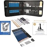 estuche lapices de dibujo staedtler ✓ LÁPICES DE CARBONCILLO DE GRADO PROFESIONAL: Yendo desde duro a medio y blando para realizarcreativos diseños, sombras de alta calidad, detalladas y profesionales.