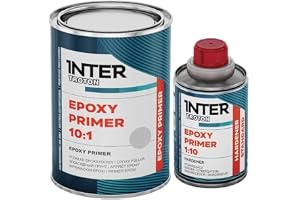 Troton Grundfärg 10:1 2K Epoxy Primer Fyllmedel Epoxiharts 1,1 kg Ink Härdare Inter