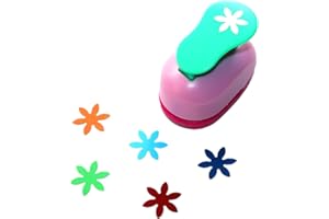 ODETOJOY Handheld Scrapbooking Punch Cutters Cards Paper Puncher Hole Punches Supplies with Shape Flower