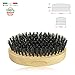 Set for beard care, moisturizing emollient oil 100 ml, brush and pocket comb. Beard set man. Brush + soap + comb. 100% made in Italy.