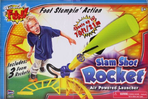 Lanard Slam Shot Rocket Launcher with Three Foam Rockets Lanard Slam Shot Rocket Launcher with Three Foam Rockets