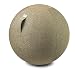 Produktbild VLUV STOV Stoff-Sitzball SBV-002.65CKI, ergonomisches Sitzmöbel für Büro und Zuhause, Farbe: kiesel (hellbeige), Ø 60cm - 65cm, hochwertiger Möbelbezugsstoff, robust und formstabil, mit Tragegriff