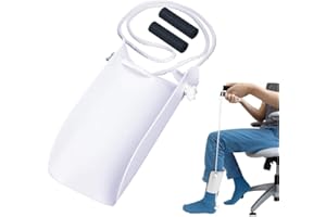 Bestbuy Sock Aid Easy On/Off Stocking Assist Slider for Seniors Elderly with Foam Handles (Wide Style)