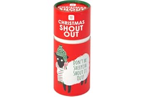 Talking Tables Dipstick Shout Out Christmas Trivia Game for Kids 160 Quiz Questions, Fun Table Games Families, Childen age 4+, Adults, Stocking Filler Ideas, Xmas Eve Box, BC-SHEEP-SHOUTOUT