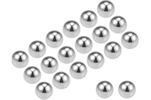 Kozelo 25 Piezas Bolas de Acero Cromado de Precisión - [3/16"] Bolas de Rodamiento G10 para Maquinaria Industrial Aplicaciones Automotrices Proyectos de Bricolaje