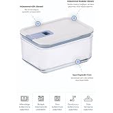 NEOFLAM Perfect Seal Derin Cam Saklama Kabı 1100 ml Bej