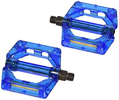 XLC pédales automatiques, Pedale Plattform, Bleu Transparent