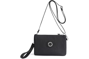 ModaZeal Small Handbags for Women, Nylon Crossbody Phone Bags Ladies Shoulder Bag Clutch Wallet with Shoulder/Wristle Straps
