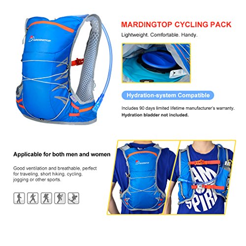 Mardingtop Wasserdicht Fahrrad Schulter Ultralight Rucksack, 41x30x12cm - 8