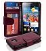 Produktbild Samsung Galaxy S2 Hülle in LILA von Cadorabo - Handyhülle mit 3 Kartenfächer für Galaxy S2 Case Cover Schutzhülle Etui Tasche Book Klapp Style in BORDEAUX LILA