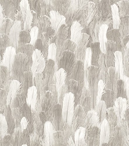 RT 473315 African Queen II - Papel pintado (fieltro), color beige