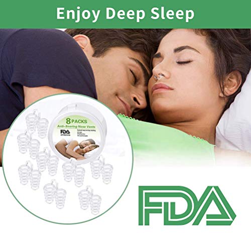 Premium Schnarch Stopper für Nasenpflaster, Hilft Schlafapnoe & Schweres Atmen (8 Stück) sasa 92741