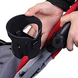 Kinderwagen Getränkehalter – welkey Buggy Kinderwagen Kinderwagen Trinken Flasche Tasse Halter mit Karabiner Clip Aufhänger - 7