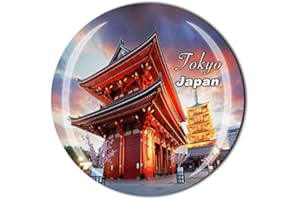 WEDAREGO Tokyo Giappone - Magnete per frigorifero 3D in vetro con cristallo per turisti, viaggi, souvenir, regalo