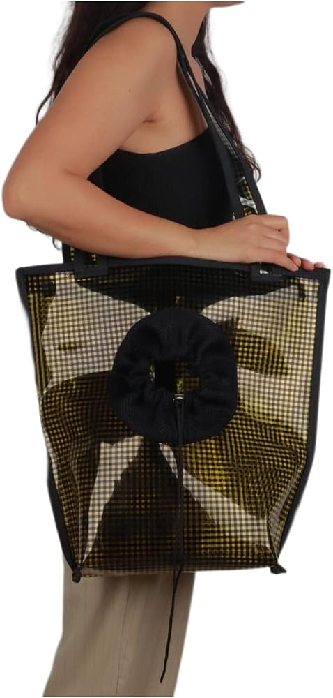 Glipet Omuz Askılı Şeffaf Kedi-köpek Taşıma Çantası 41 * 39 * 14 Cm 6 Kg sarı