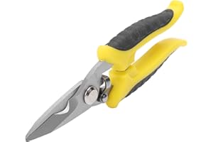 GAEIRT Nożyczki dla elektryków, trwałe, wielofunkcyjne nożyce boczne z uchwytem do naprawy urządzeń domowych/obwodów(7 cali)