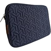 Aggu Bebe Tablet Kılıfı, iPad Air Pro, Matepad, Galaxy Uyumlu, Kapaklı, Lacivert, 11-12 in&ccedil;, Kapitoneli, Omuz Askılı