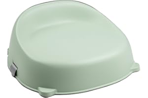 Thermobaby - Elevador de silla EASY - Elevador - Para niños de 3 a 6 años (o hasta 30 Kg) - Cómodo - Ligero y transportable - Fácil de instalar - Verde Celadón - Fabricado en Francia