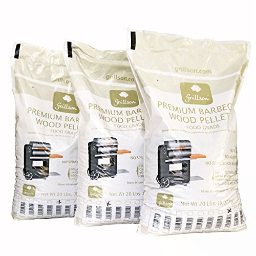 Grillson KS0343 Premium Barbecue Pellets Set: 1x Pecan, 1x Kirsche, 1x Ahorn