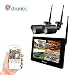 Produktbild Ctronics Touchscreen überwachungskamera Set, 2.4G NVR WiFi videoueberwachung Set mit 9" Touchscreen-Monitor und 2 * 720p IP Kamera für die Überwachung des Eigenheims (schwarz)
