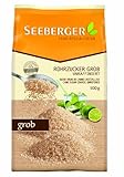 Seeberger Rohrzucker grob, unraffiniert,4er Pack (4 x 500 g...