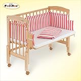 FabiMax Beistellbett PRO mit Matratze und Nestchen