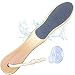 Pedicure Foot File Rasp to Remove Dead Skin from Feet Painlessly for Shower, Corn Removal, Best X-Large Wet/Dry 80/180 Heel Scraper + Hook, Waterproof Double-Sided Strong Wooden Callus Shaver Tool RS.2230.00