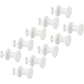Ikea SKADIS mini plastik itme kancası (SKADIS pegboard i&ccedil;in uygundur), beyaz, 19 mm, 205.198.88-10'lu paket